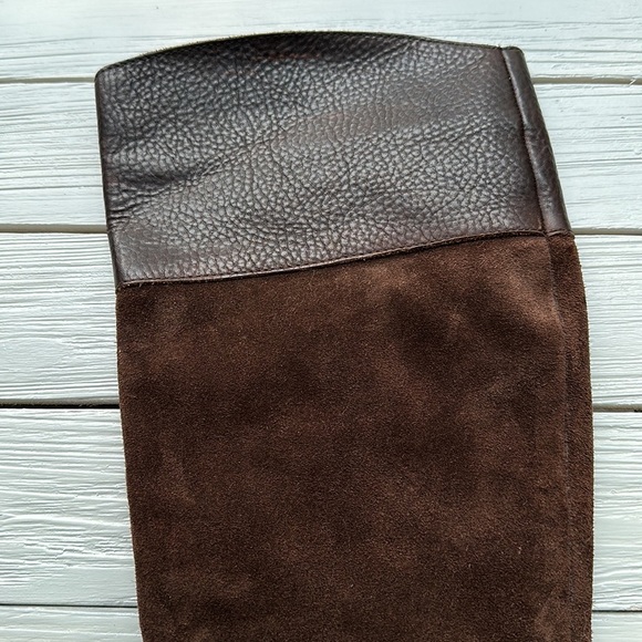 Ralph Lauren Sonya Riding Equestrian Style Boot Brown Leather size 9 - Picture 4 of 9